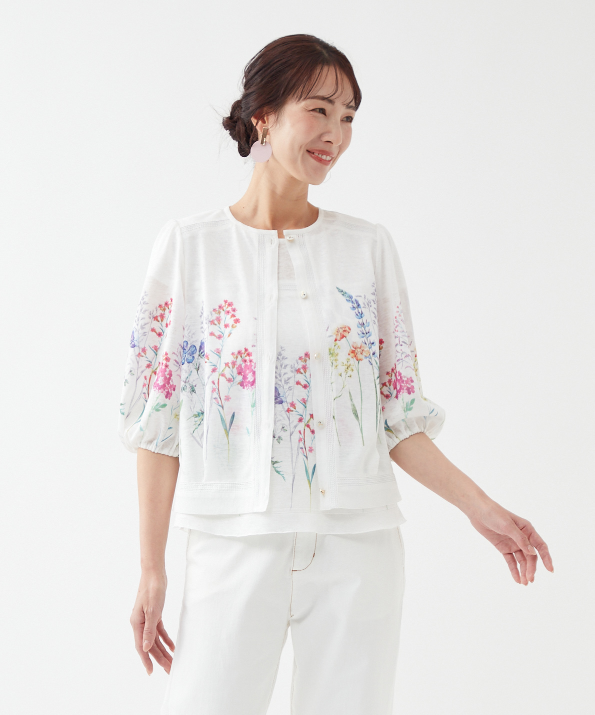 ジャケット「Poeme Floral」-Rossa- トップス「Poeme Floral」-Rossa-