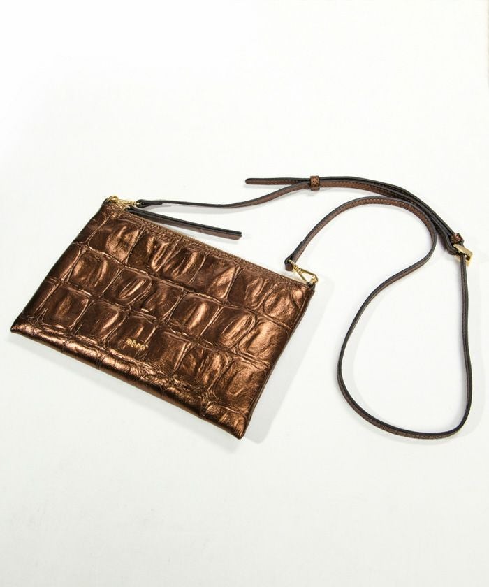abro ショルダーバッグ abro 【アブロ】 ”CROSS BODY RASQUEL small” シュリンクレザークロス