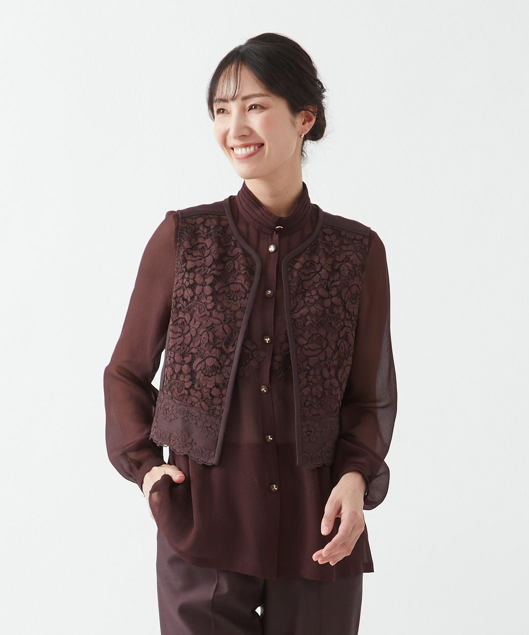 Rossa】ノーカラージャケット｜【公式】ロッサオンラインストア（通販