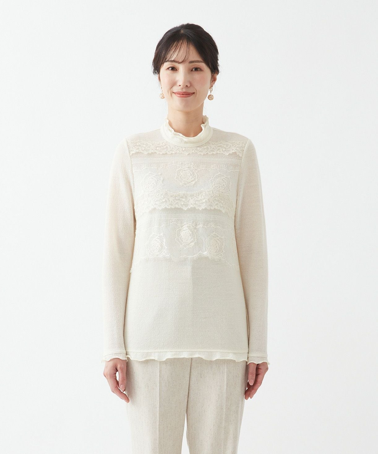 Rossa】カットワーク刺繍ベスト｜【公式】ロッサオンラインストア