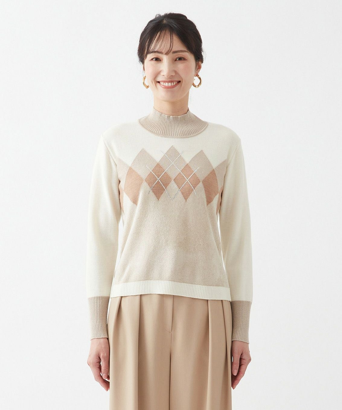 Rossa】アーガイル柄セーター｜【公式】ロッサオンラインストア（通販